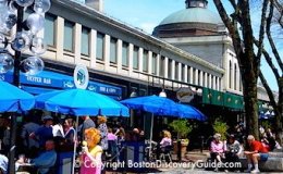 Faneuil Marketplace shops and restaurants