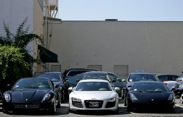 Super cars line up in India