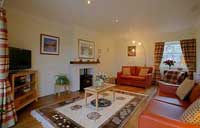 The attractive sitting room at Apple House Luxury self Catering