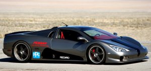 The Ultimate Aero is currently listed as the world’s fastest production car with a top speed of 255.83mph (411.76km/h)