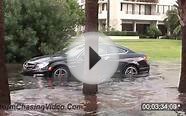 9/11/2012 Siesta Key, Florida Luxury Car Flooding Stock