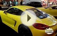 LUXURY Cars 2014 HD 720 : Yellow PORSCHE CAYMAN 2014